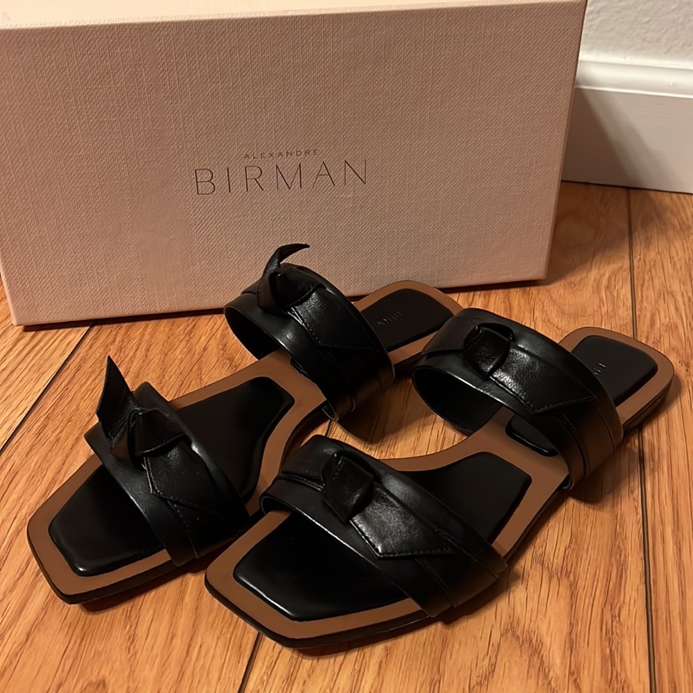 NIB Alexandre Birman Clarita Leather Sandals